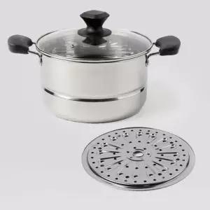 가정용 스텐 인덕션가능 찜곰솥 사골 냄비 22cm 26cm