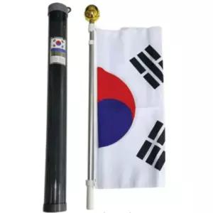 가정용 태극기세트(고급형) 봉길이 1m20cm [BSI58345]