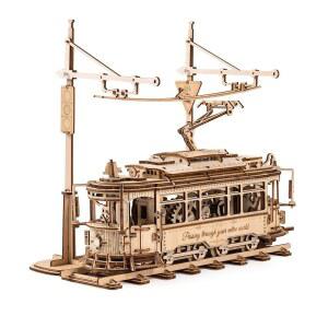 ROWOOD 3D 퍼즐, 자동차 모델 키트, 5시간, 시간 목재 모델, 나무 성인을 독특한 선물 퍼즐 위한 기계식 조립 트램