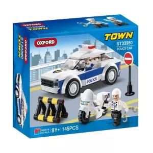 옥스포드 TOWN 순찰차와 경찰 오토바이 장난감 블록 학습교재 수업교구