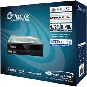 디지털 플렉스라이터 24X SATA DVD/RW 듀얼 레이어 버너 드라이브 - 블랙 옵티컬 PX-891SAF-PLUS-R 리테일