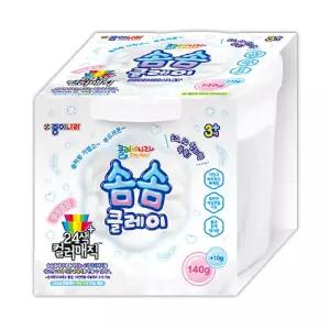 종이나라 가볍고 부드러운 구름클레이 140g+컬러매직 10g 학습교재 수업교구 유치원 어린이 선물