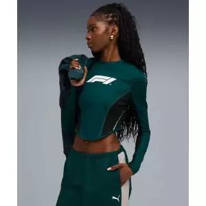 매장정품 PUMA 푸마 F1 레이싱 롱슬리브 코르셋 탑 - 그린 633044-04 1865260