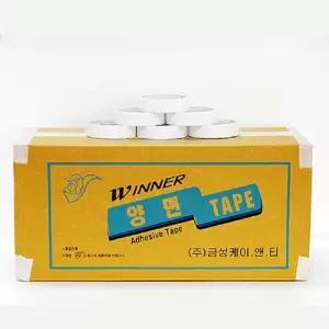 금성 사게절 양면 박스테이프 2절 25mmX6M (50개입)