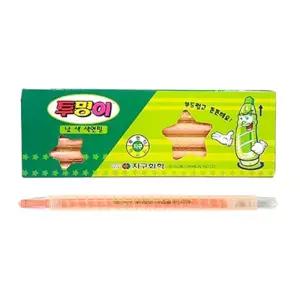 지구 투명이 색연필 낱색 채점팬 색칠펜(연주황 12자루) 색칠놀이