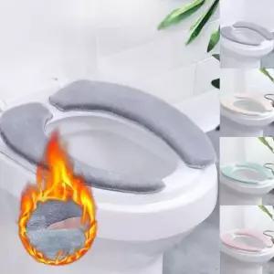 재사용변기커버 극세사 메모리폼 변기커버 빨아쓰는 변기시트 4Color