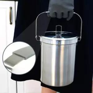 음식물통 가정용 음식물 처리 스텐 잔반통 쓰레기통 3L
