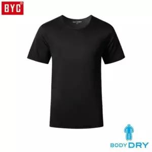 BYC 남성 보디드라이 쿨U넥티 DOLS0022-블랙