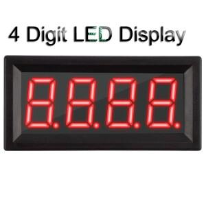 PLC 통신 모드버스 디스플레이 패널 4 자리 7 세그먼트 LED 모듈 RS485 0.56 ASCII