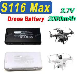 S116Max 드론 배터리 3.7V 2000MAh S116 Max 드론/RC 쿼드콥터 교체 액세서리 부품