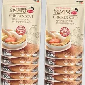 더독 반려동물 수제 삼계탕 150g 화식 10P 영양 건강