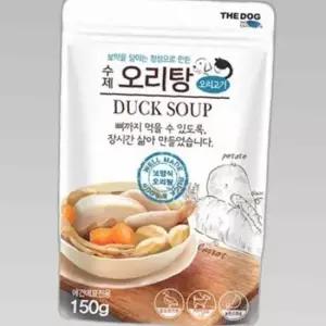 더독 반려동물 수제 오리탕 150g 반려견 영양 화식