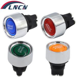 50A 다기능 스타트 푸시 버튼 스위치 차량 엔진 점화 DC 12V 24V 순간