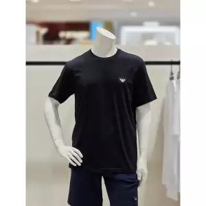 갤러리아 아르마니언더웨어[남] 로고 라벨 반팔 티셔츠  61-34022