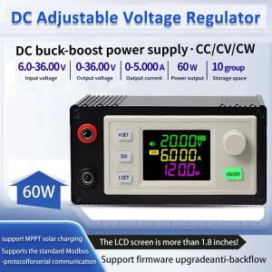 CNC DC 가변 전압 조정기 벅 부스트 컨버터 0-36V 전원 모듈 정전류 충전