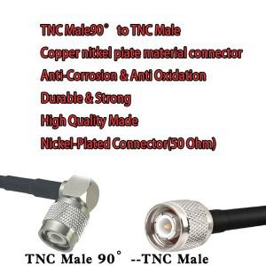TNC 수 90 ° 직각 동축 케이블(RG58) RTK 및 GPS 네비게이션 안테나.