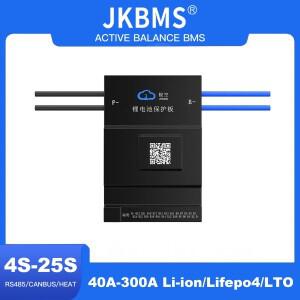 JkBms 활성 밸런스 4S 8S 12S 13S 16S 17S 20S 스마트 Lifepo4 리튬 이온 Lto 배터리 40A 60A 80A 100A