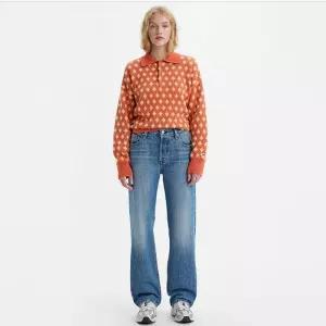 매장정품 LEVI'S 리바이스 여성 501 90s 스트레이트핏 데님팬츠 미디엄블루 청바지 A1959-0012 1871067