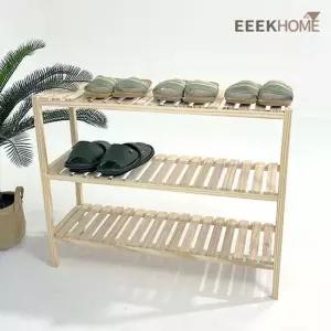 이크홈 원목 수납선반 3단 800 주방장 주방선반 다용도선반