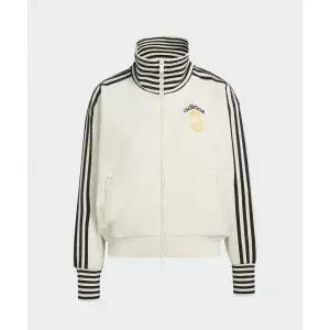 ADIDAS 빈티지 베켄바우어 스트라이프 리브 트랙탑 화이트 KW2055