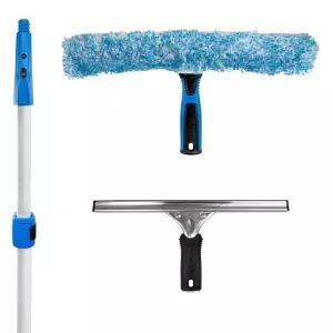 Unger Professional Connect and Clean Total Pro 청소 키트 줄무늬 없는 올인원 가정용 창문 세척 서비스