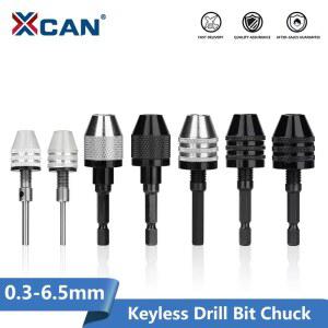 미니선반척 XCAN 미니 드릴 열쇠가없는 4mm 5mm 8mm 육각 라운드 섕크 어댑터 드릴링 변환기 도구