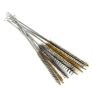 YXQ 12PCS 튜브 브러시 키트 스테인리스 스틸 / 브라스 원형 와이어 파이프 클리너 자동차 부품 병 12인치 X 6MM 8MM 10MM 12MM 15MM 20MM