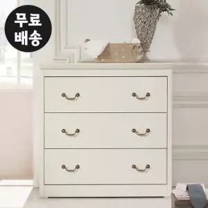 슈로 3단 서랍장 옷장 미니 서랍 체스트 안방(900)