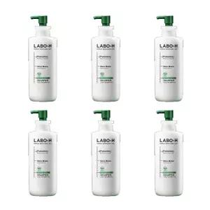 라보에이치샴푸 탈모 라보에이샴푸 샴프 쿨링 라바에이치 지성 400ml 6개 MJ