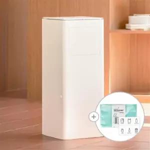 EK 아가드 냄새차단 적층형 기저귀 쓰레기통 30L 대용량 밀폐