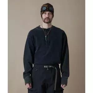 펜필드 PENFIELD 인디고 틴워싱 헨리넥 긴팔티 브라운_FR2KT41U FR2KT41U 142702