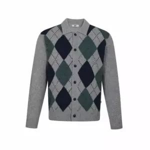 [매장정품] 닥스 DAKS SHIRT [아울렛] 울100 아가일 카라 가디건_DLW1SWCD104G1