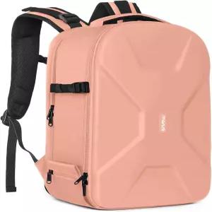 MOSISO 카메라 백팩 DSLR/SLR/미러리스 사진 가방 15-16인치 방수 하드쉘 케이스 및 삼각대 홀더 노트북