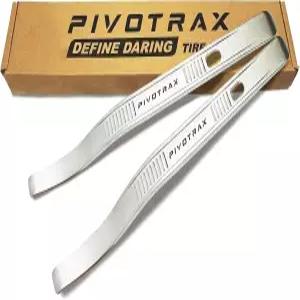 PIVOTRAX 15인치 타이어 마운트 곡선 철 레버 착륙 렌치 스푼 2개 세트