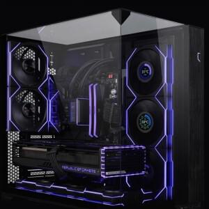Lian Li UNI FAN TL 무선 LCD 120 역방향 블레이드 컴퓨터 케이스 팬 검정색 컨트롤러 포함되지 않음