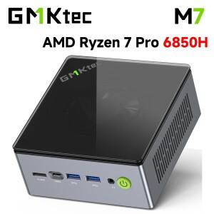 GMKtec M7 미니 소형 PC AMD Ryzen 7 Pro 6850H/6850U DDR5 4800MT/s M.2 SSD WiFi6 BT5.2 OCulink 2xUSB4