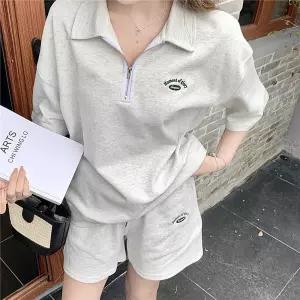 스타일아유 여성 편한 패션 상하세트 캐주얼 스포츠 반팔 반바지 투피스 SE1376