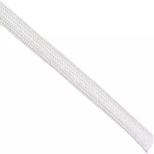 uxcell 단열 브레이드 슬리빙 9.8ft-5mm 고온 유리섬유 슬리브 화이트