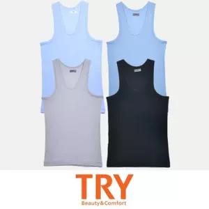 (트라이) 고급스러운 소재 순면 심플 베이직 데일리