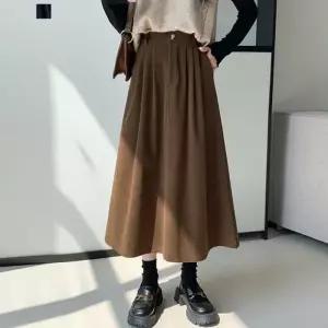 [페이릿][페이릿] [77까지]오델 뒷밴딩 코듀로이 롱 스커트