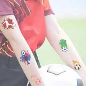 [싸더라] 월드컵스티커 (10장1셋트) 타투 축구 물타투 태극기 응원