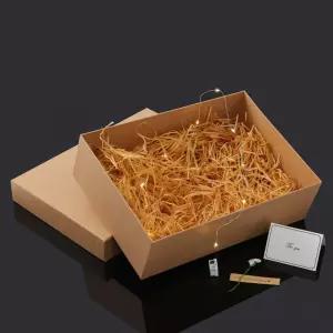 설렘 조명 선물상자 쇼핑백세트(35x25cm) (크라프트) (릴리)