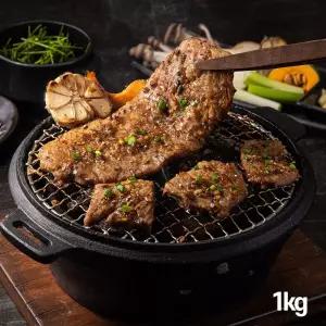 숯불갈비 냉동보관양념목살 양념갈비 수제돼지갈비 1kg