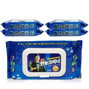 동성 만능크리너 100매x5개 티슈형 찌든때 제거 리필