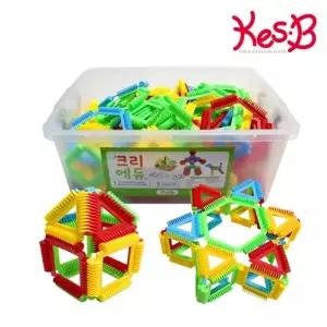 EK 캐스B 튼튼 크리에듀소프트멀티링블록150pcs 1592 유아 아동 아이들 장난감놀이 완구