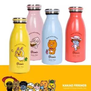 [mlzXfx_66]우유병모양 밀키 카카오 스텐보틀 350ml