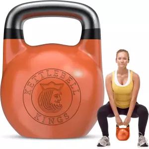 케틀벨 킹스 컴피티션 무게 35mm 손잡이 8-48 KG 손 웨이트 운동 헬스장 장비 및 남성용 집용 체육관 세트