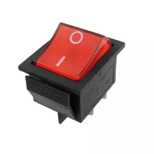 로커 스위치 16A/250V 20A/125V AC의 4핀 DPST 켜기/끄기 스냅