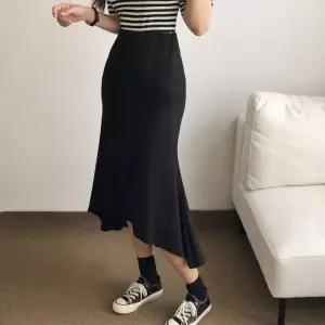 [옷자락]여자 FW 나들이 인어공주 언발 고무줄 롱스커트