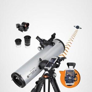 셀레스테론 StarSense Explorer DX 130AZ 스마트폰 지원 망원경 앱을 사용하여 행성 등을 찾을 있음 130mm 뉴턴식 반사판 아이폰 안드로이드 호환